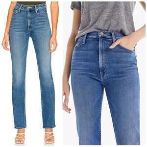 EUC MOTHER First Mate High Waisted Rider Skimp Denim Jeans